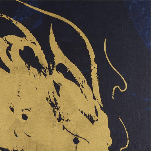 SHM067 孙洪敏《祥龙》40*40CM 布面油画 手绘原作  已装框（白色木制）艺术家本人特供 仅有1张现货顺丰包邮 商品图1