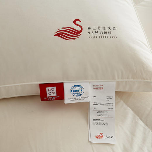 【双旦秒杀】自然醒手挑大朵95白鹅绒枕头羽绒枕芯单人家用护颈枕助睡眠枕男女深睡枕LK（不参与优惠券） 商品图4