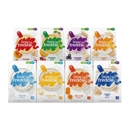 英国Little Freddie小皮 婴幼儿大米粉160g 小麦胡萝卜番茄香蕉藜麦谷物粉宝宝辅食婴儿米糊 商品图0