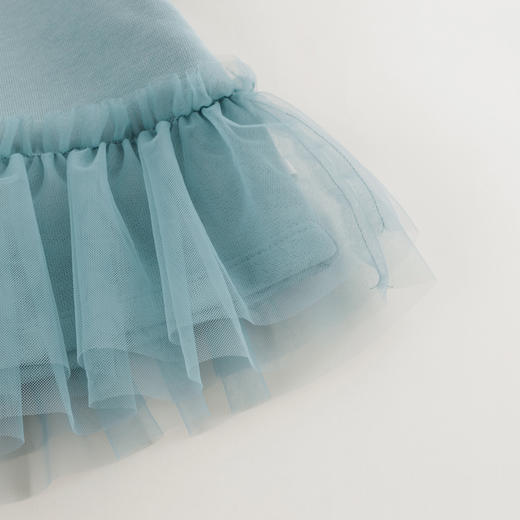 【马克珍妮 芦芙】女童超舒棉拼接网纱卫衣 儿童上衣春款240183 商品图3