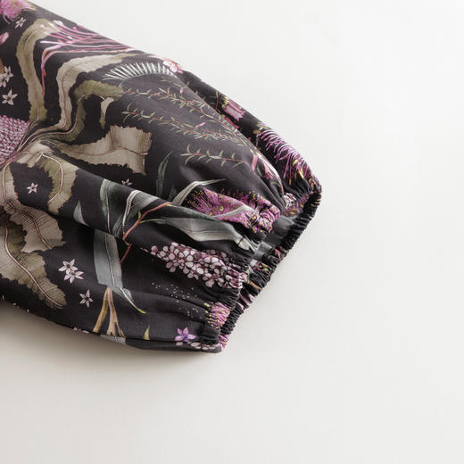 【马克珍妮 芦芙】女童纯棉花之乐章翻领花苞连衣裙240156 商品图3