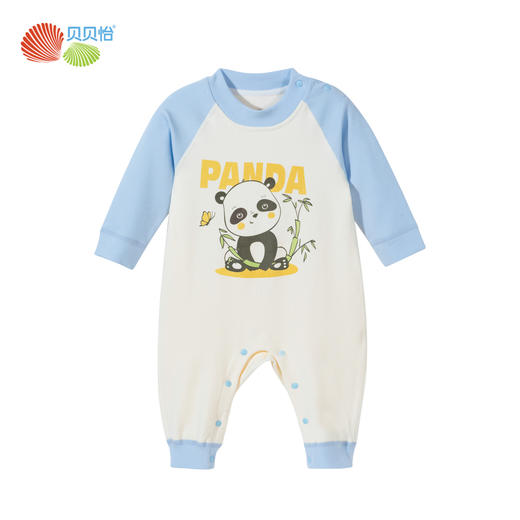 贝贝怡童装新生婴儿衣服连体衣春秋男女宝宝哈衣爬服2024新款春装ZB1DL006 商品图3