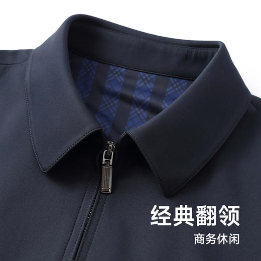 【新款DSZ】大依优型大码翻领外套夹克加肥加大肥佬休闲上衣男士胖子商务 商品图2