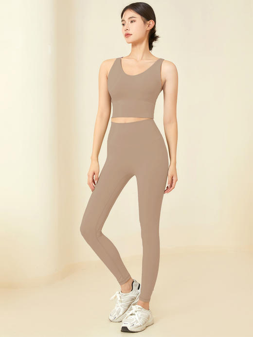 哈瓦塔（新色上架）春季新款面膜超薄柔软裸感瑜伽服H340102 商品图9