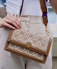 Tory Burch T monogram 小号风琴包，采用经典logo老花➕牛皮包边 商品缩略图0