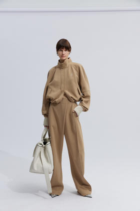 刺绣拉链卫衣外套