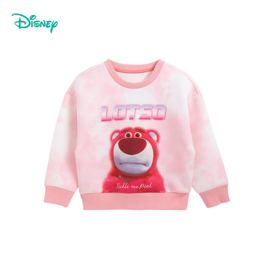 【商城同款】2024年新款春季女童套头卫衣粉粉草莓熊印花上衣中大童打底衫231DS0926 商品图5