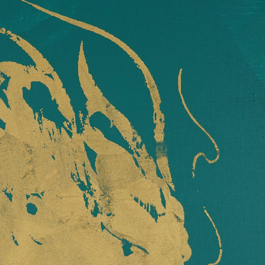 SHM080 孙洪敏《祥龙》40*40CM 布面油画 手绘原作  已装框（白色木制）艺术家本人特供 仅有1张现货顺丰包邮 商品图2