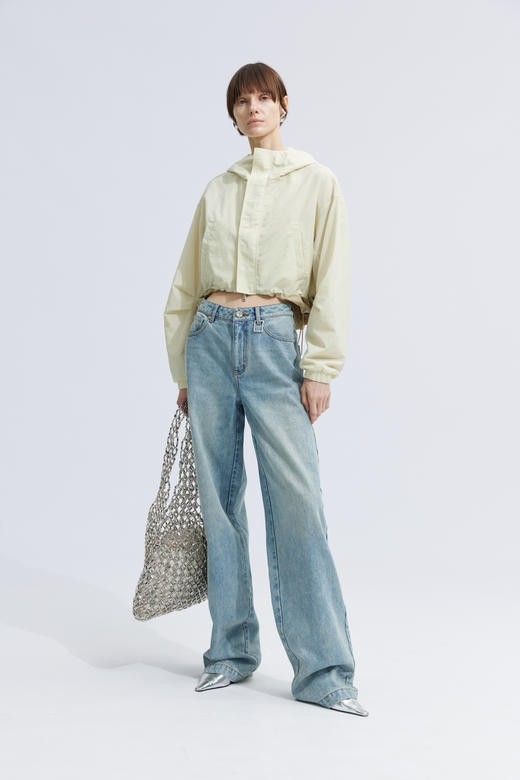 阔腿牛仔裤 商品图0