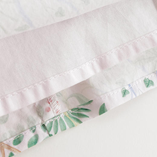 【马克珍妮 芦芙】女童纯棉南洋花园泡泡袖旗袍衬衫240167 商品图4