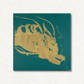 SHM080 孙洪敏《祥龙》40*40CM 布面油画 手绘原作  已装框（白色木制）艺术家本人特供 仅有1张现货顺丰包邮