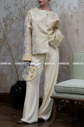 【门店同款】ENJOY春季云敛-云容进口丝绒裤 156109627