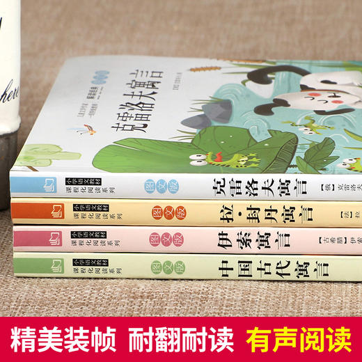 快乐读书吧三年级下册必读全套 中国古代寓言故事精选伊索寓言全 商品图3
