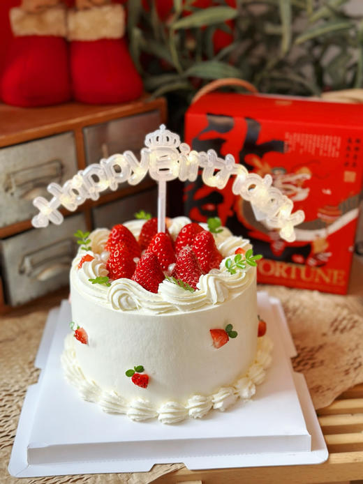 冬天的第一个草莓蛋糕 商品图2