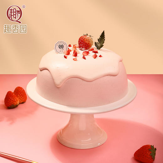 草莓暴风雪下午茶生日蛋糕 商品图0