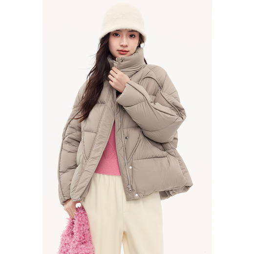 【特惠不退货】诗凡黎冬立领不臃肿90鸭绒服3EA480561 商品图0