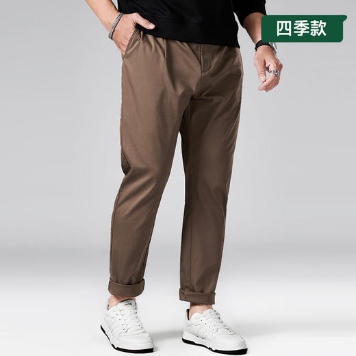 【Q】【新款DMH】大依优型大码松紧腰休闲商务运动裤卫裤休闲裤加肥加大运动300斤长裤胖子裤子 商品图5