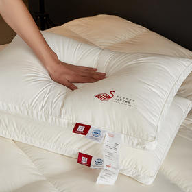 五星级睡感白鹅绒枕，手挑95%绒子！稳妥安适，舒享好眠