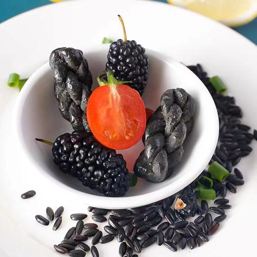 觅食严选【39.9到手100包！五黑麻花】以黑养黑，甄选黑芝麻 黑桑葚 黑豆 黑米 黑枸杞 营养美味酥脆传统小麻花膨化麻花零食糕点小吃 商品图2