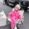女童字母拉条套装2024春季新款韩版两件套洋气运动童装潮 商品缩略图0