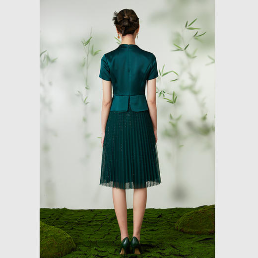 Gowani乔万尼2024商场同款旗袍连衣裙EM1E152401 商品图3