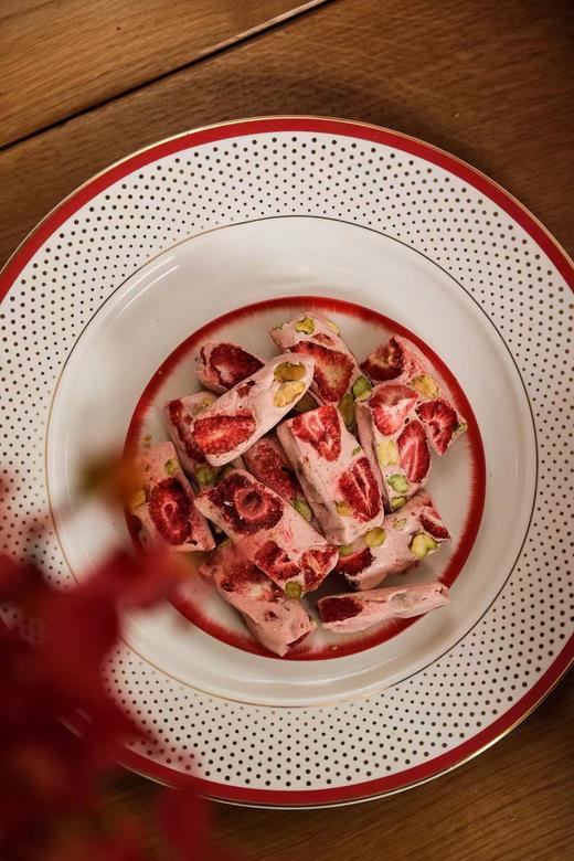 草莓牛轧糖500g装 商品图1