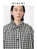 HIDEMI黑白格纹极简设计感长款风衣套装 商品缩略图6