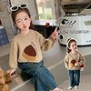 女童圆领洋气毛衣冬季2023新款宝宝韩版洋气打底衣童装潮 商品缩略图2