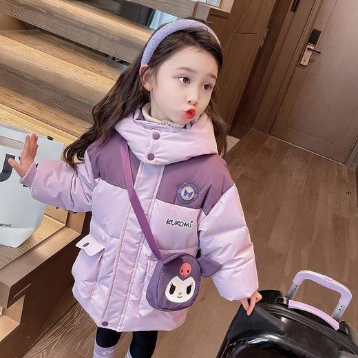 女童卡通手塞棉棉衣棉衣冬装洋气外套宝宝儿童棉袄童装潮 商品图1