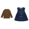 女童双排扣牛仔裙套装2024春季新款韩版两件套洋气童装潮 商品缩略图4