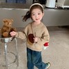 女童圆领洋气毛衣冬季2023新款宝宝韩版洋气打底衣童装潮 商品缩略图1