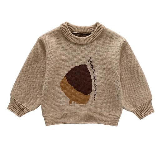 女童圆领洋气毛衣冬季2023新款宝宝韩版洋气打底衣童装潮 商品图4