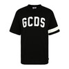 GCDS 男士字母徽标印花棉质圆领短袖T恤 黑色 ACC94U020073 BLACK 商品缩略图0