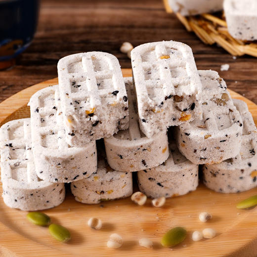 【觅食严选！坚果茯苓八珍糕】淡淡米香，软软糯糯，口感细腻，入口即化！黑米芝麻腰果仁传统糕点心老人儿童零食 商品图2