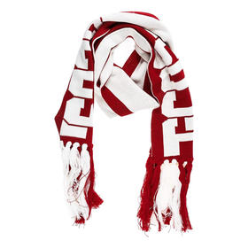 【闫桉同款】GCDS 男士字母徽标提花围巾 红色 AFW19M010040 RED