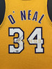 收藏系列 奥尼尔 湖人队34号黄色球员版 亲笔签名球衣 商品缩略图2