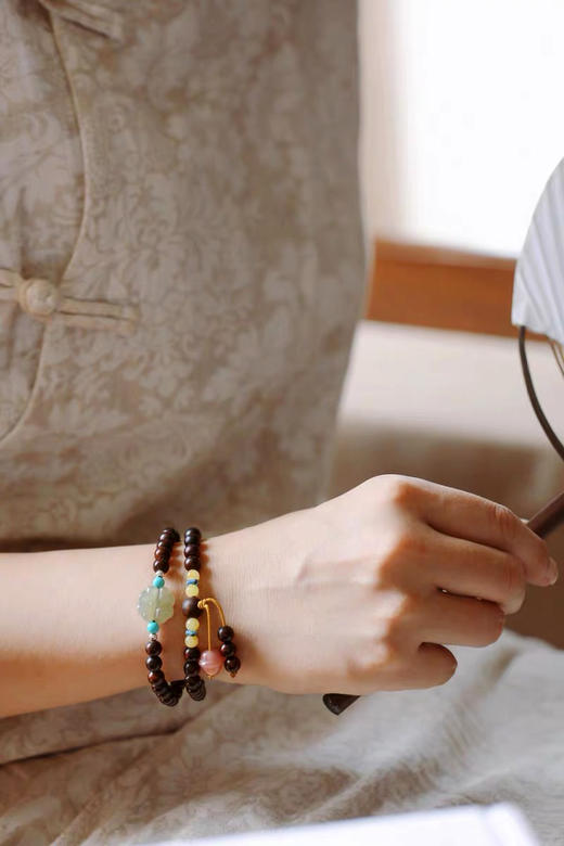 海黄原创【夏槿】手串6mm*50颗 商品图6