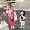 女童大爱心阔腿裤套装2024春季新款韩版宝宝小香风两件套 商品缩略图2
