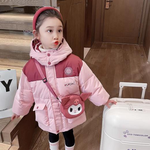 女童卡通手塞棉棉衣棉衣冬装洋气外套宝宝儿童棉袄童装潮 商品图0