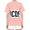 GCDS 女士字母徽标印花棉质圆领短袖T恤 粉色 ACC94W020779 PINK 商品缩略图3