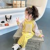 女童字母拼色套装2024春季新款韩版两件套洋气休闲童装潮 商品缩略图1