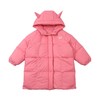 韩国儿童装女童冬装中长款休闲羽绒服保暖不透风外套大衣 商品缩略图4