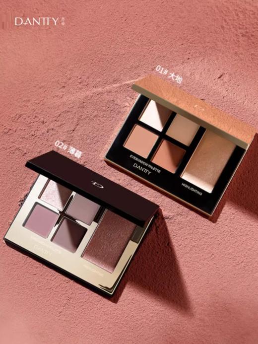 丹帝丛林印象五色眼影02#薄暮/01#大地   （买一送一） 商品图4