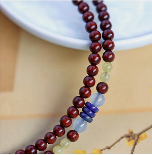 小叶紫檀【福慧如意】项链 商品图4