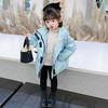 韩国儿童装女童春冬装棉衣亮色羽绒服加绒保暖不透风外套 商品缩略图3