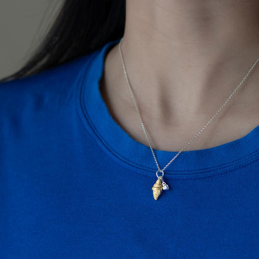 早晨 纯银项链 商品图3