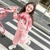 女童卡通女孩套装2024春季新款韩版两件套洋气网红童装潮 商品缩略图0