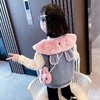 2023秋冬新款儿童兔子牛仔马甲加厚保暖背心韩版洋气童装 商品缩略图0