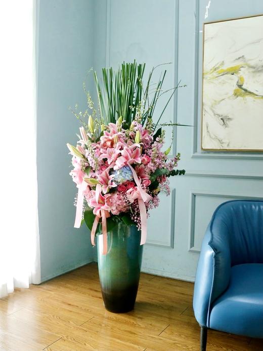 绣球百合瓶花（生日拜年乔迁开业搬家祝寿升职升迁等） 商品图0