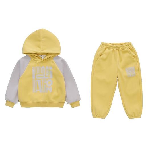 女童字母拼色套装2024春季新款韩版两件套洋气休闲童装潮 商品图4